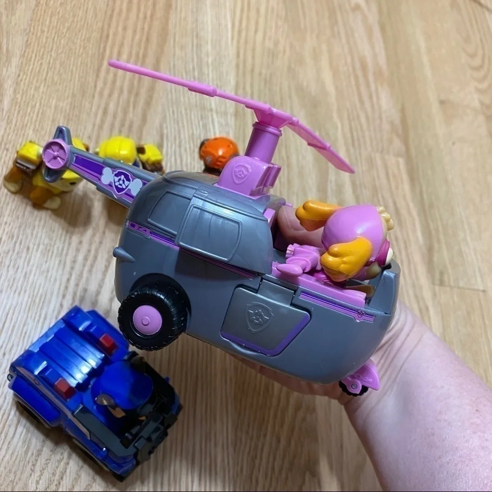 Paw Patrol Play Figure Toy Set Rubble Skye Zuma